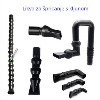 Set izlaza vode za akvarij s produženjem, Tornado mlaznica, Duckbill mlaznica i konektor izlazne mlaznice
