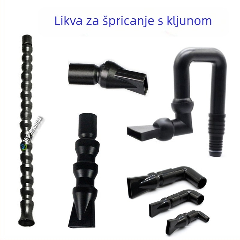 Set izlaza vode za akvarij s produženjem, Tornado mlaznica, Duckbill mlaznica i konektor izlazne mlaznice