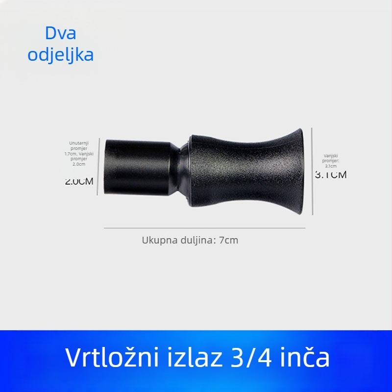 Set izlaza vode za akvarij s produženjem, Tornado mlaznica, Duckbill mlaznica i konektor izlazne mlaznice