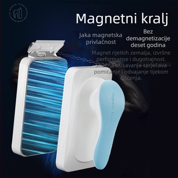 Jingye magnetska četka za čišćenje stakla u akvariju — snažno usisavanje, može se objesiti, plastično kućište, uklanjanje algi