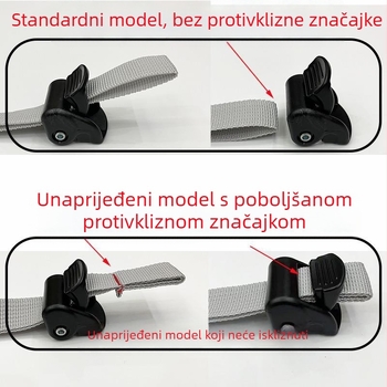 Set dodatne opreme za kolica: debeli remeni, remen za podešavanje naslona i univerzalne kopče za kišne kolice