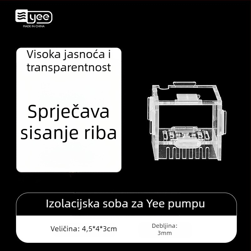 Poklop za pumpu akvarija — akril, porijeklo: Shandong, marka Yee, za potopne pumpe, zaštitnik filtera za akvarij, oprema za akvarij