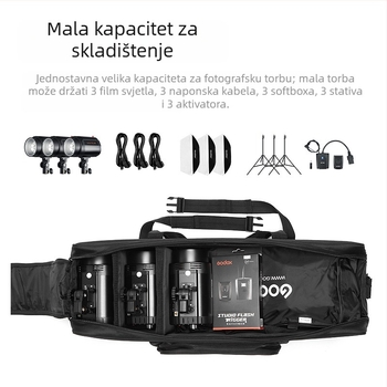 Set nosača svjetla za fotografiju s torbom – Zhijie, Oxford tkanina, težina 1,64 kg, opća kompatibilnost