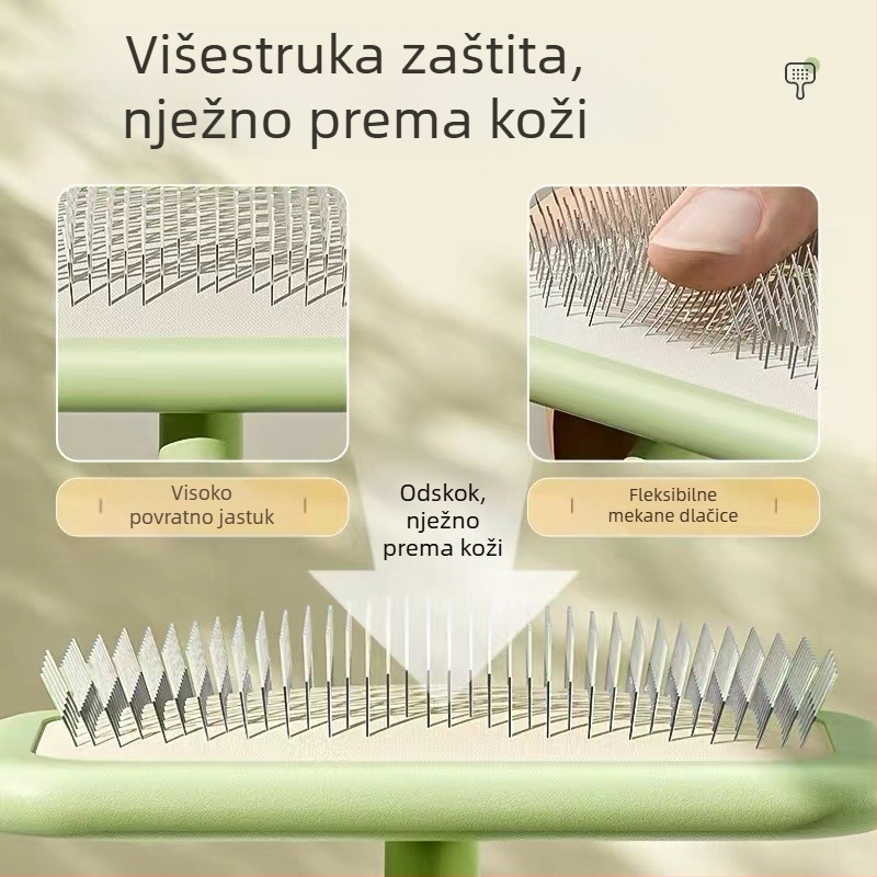 Igličasta četka za kućne ljubimce - četka za njegu dlake pasa i mačaka (Brand: JBN; Materijal: Drugo; Glavno područje prodaje: Drugo)