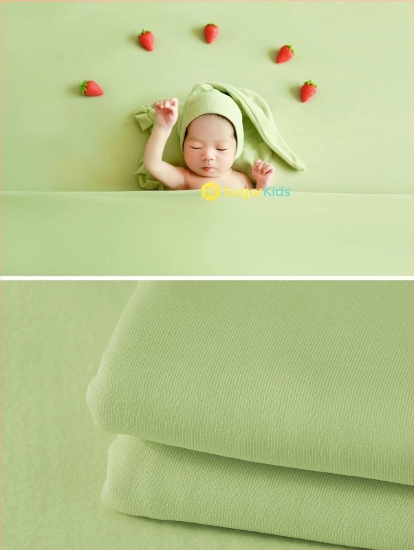 Pozadina za novorođenče: tkanina od mliječnog velura, sve sezone, 300–500 g