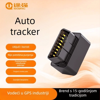 OBD tražilo B66 s Baidu kartom, GPS točnost 5 m, 6 načina alarma, vodootporan, vanjsko napajanje preko OBD