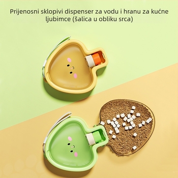 Boca za vodu za pse – prenosna plastična čaša za piće za šetnje, ručno hranjenje (Plastika; Nije uvoz; Ručno hranjenje)