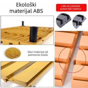 Plastična podloga za dno hladnjaka u supermarketu; otporna na vlagu i čuva svježu svinjetinu; Marka: Other; Materijal: Other