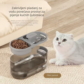 HI CAT posuda za vodu za mačke – ABS s ugrađenim filtrirnim pamukom, automatsko cikliranje, tih rad, podrijetlo: Wenzhou
