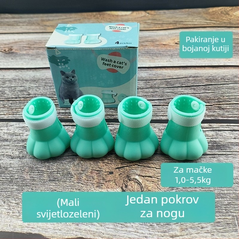 Mačja svemirska kapuljača s Elizabeth kolom – protiv lizanja, monokromatski uzorak, PET materijal, karikaturni stil