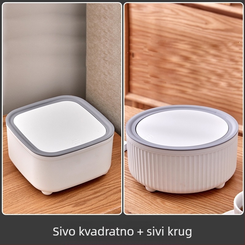 Stolni kanta za otpad – otvaranje pritiskanjem, PP materijal, 0,2 kg, porijeklo Zhejiang, za kućnu uporabu