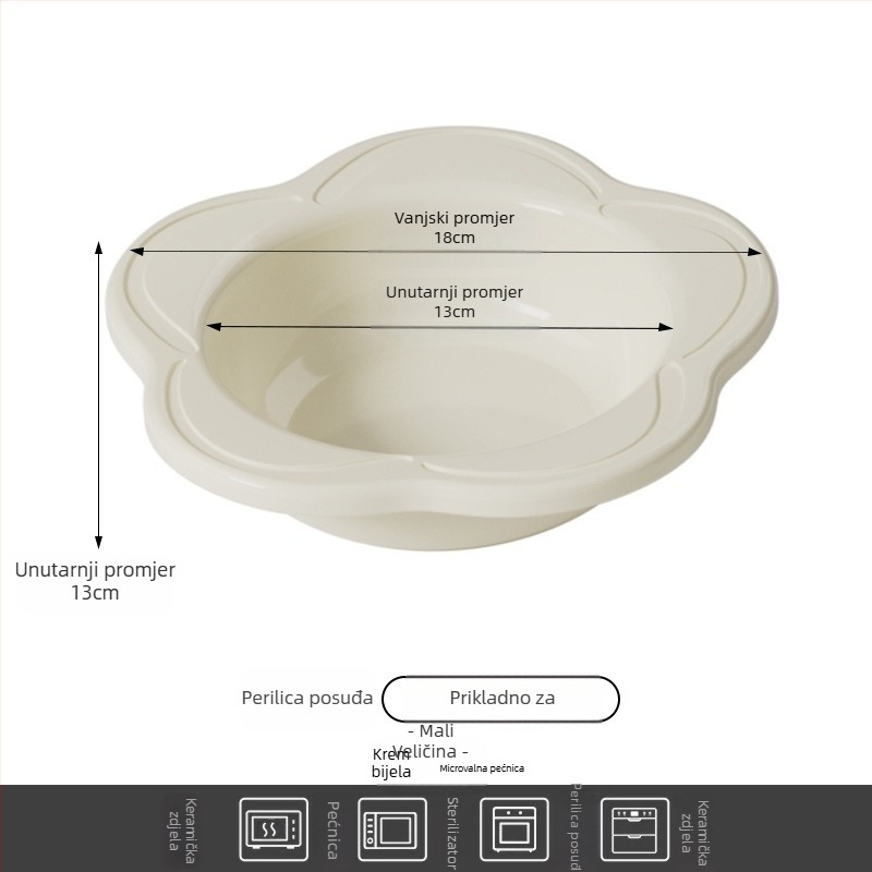 Keramička zdjela za mačke s podesivom visinom, dizajn protiv prevrtanja i široki otvor za jednostavno punjenje