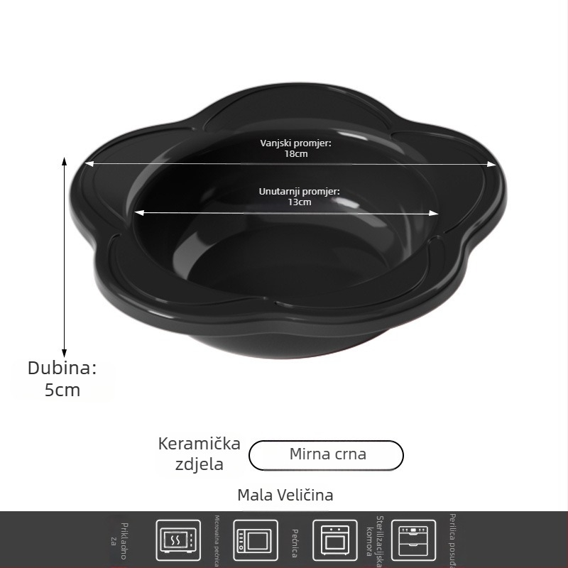 Keramička zdjela za mačke s podesivom visinom, dizajn protiv prevrtanja i široki otvor za jednostavno punjenje