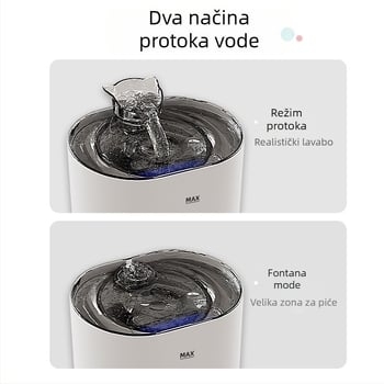 Posuda za vodu za kućne ljubimce, za pse i mačke, odvojivi dizajn, težina 510 g, bez aplikacije