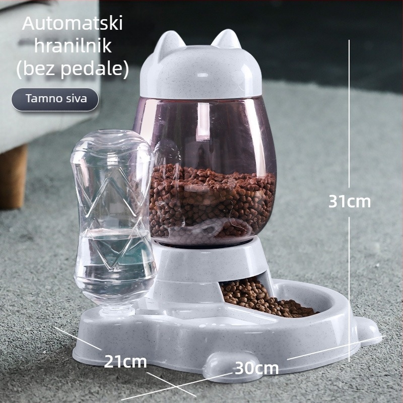 Aibang automatska hranilica za mačke s dispenzerom vode – nije uvezeno, kompatibilno s akvarijem