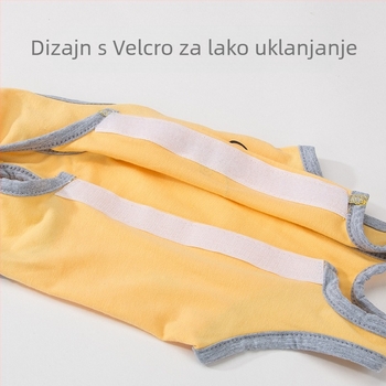 Odjeća za kućne ljubimce – anti-lizanje sterilizacijski haljina za mačke, tanak materijal, ležerni stil