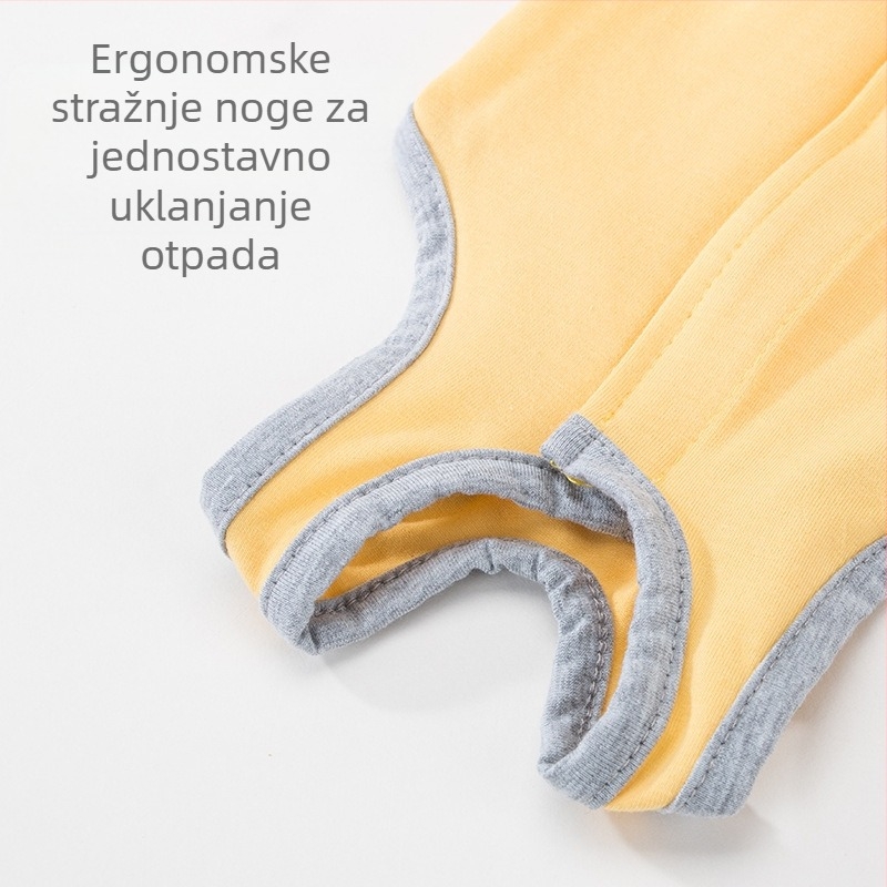 Odjeća za kućne ljubimce – anti-lizanje sterilizacijski haljina za mačke, tanak materijal, ležerni stil