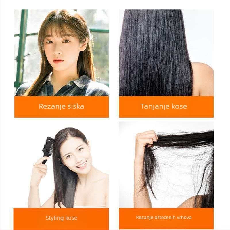 Četka za proredjivanje kose za kućnu frizuru, klasičan stil, volumen proredjivanja 1560 cm³