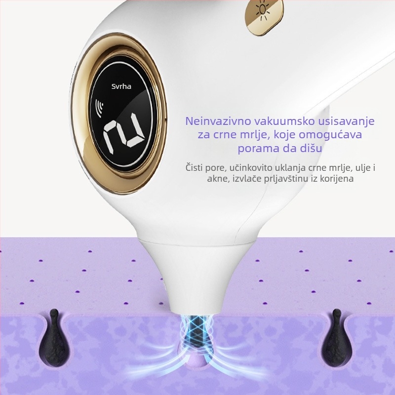 Vizualni uređaj za uklanjanje crnih mrlja — ručni s ultrazvučnim djelovanjem, model ZM613, ABS kućište, 3 razine postavki