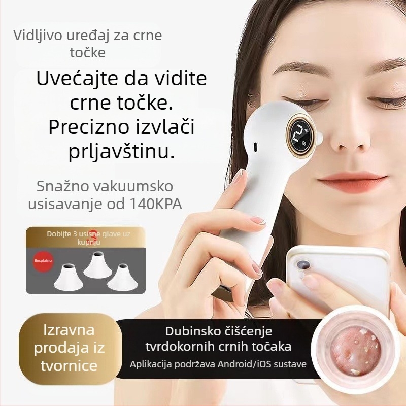 Vizualni uređaj za uklanjanje crnih mrlja — ručni s ultrazvučnim djelovanjem, model ZM613, ABS kućište, 3 razine postavki