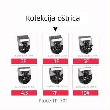 Električni klips za kućne ljubimce TP-901/701/301, profesionalna oštrica za kućne ljubimce, alat za njegu