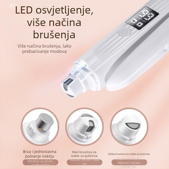 Dva u jedno: kliješta za nokte kućnih ljubimaca s električnim pilnikom za mačke i pse — Šifra proizvoda Hz8