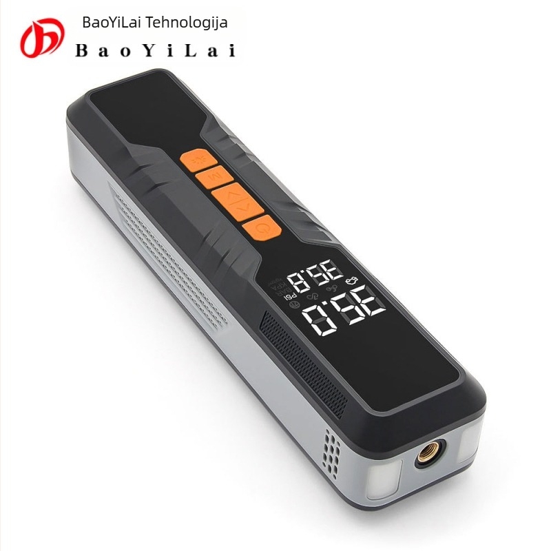 Bežični prijenosni pumpa za gume, 60W, DC11.1V, 6000mAh, od -20°C do 80°C