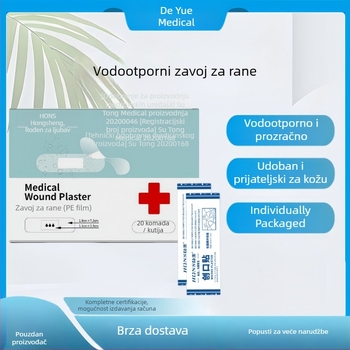 Elastični tkanina kružni vodootporni zavoj, kutija od 100 komada, jednokratna uporaba, za uzimanje krvi i zaštitu stopala
