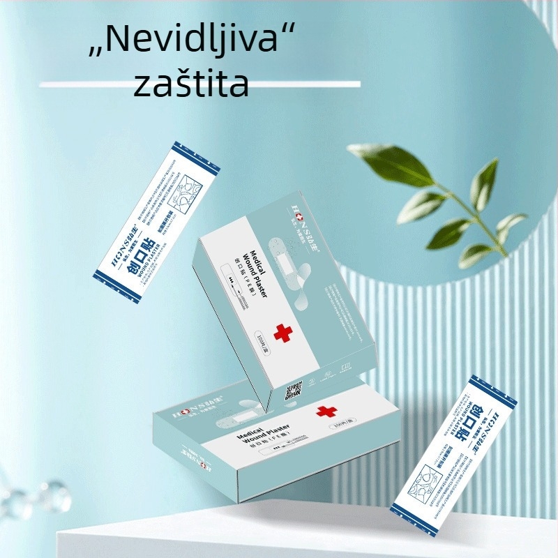 Elastični tkanina kružni vodootporni zavoj, kutija od 100 komada, jednokratna uporaba, za uzimanje krvi i zaštitu stopala