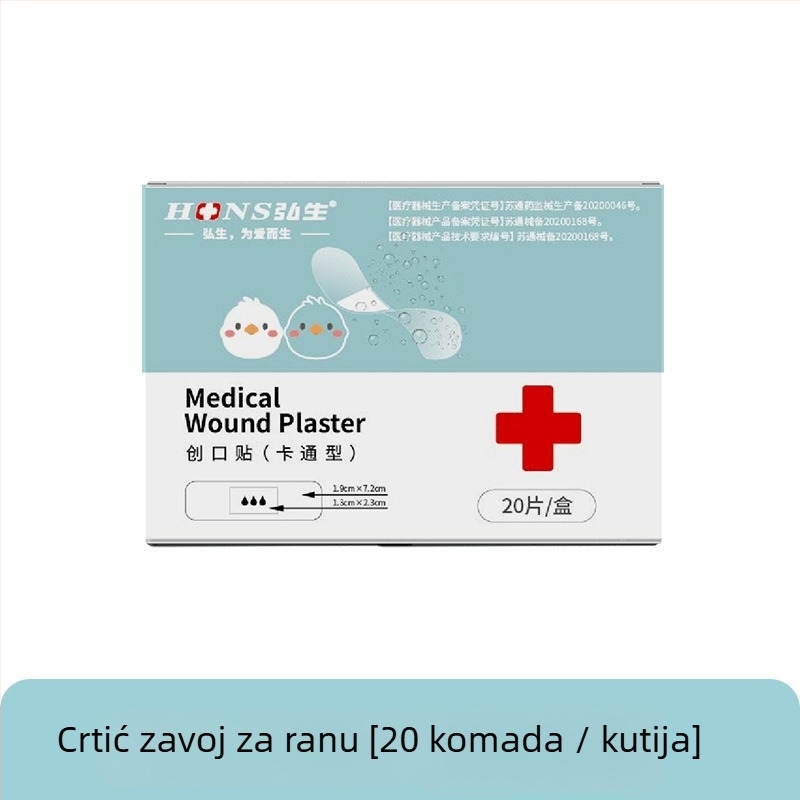 Elastični tkanina kružni vodootporni zavoj, kutija od 100 komada, jednokratna uporaba, za uzimanje krvi i zaštitu stopala