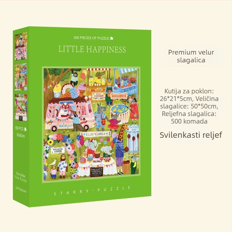 Plošni puzzle, kartonski materijal, podrijetlo Zhejiang, brend Great beauty, prilagodljivo prema nacrtima