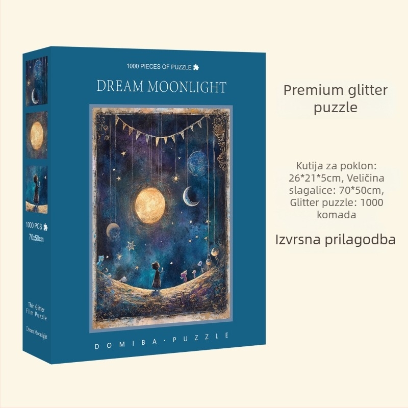 Plošni puzzle, kartonski materijal, podrijetlo Zhejiang, brend Great beauty, prilagodljivo prema nacrtima