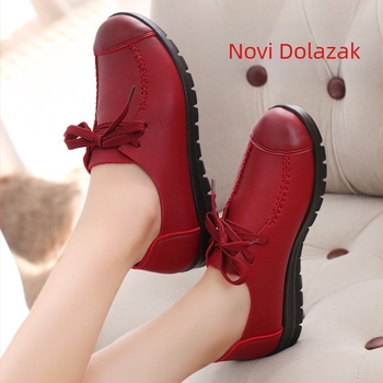 Ženske pamučne cipele, niski pet 1–3 cm, okrugli vrh, gornji dio od umjetne PU, korejski stil, otvor 7–11 cm