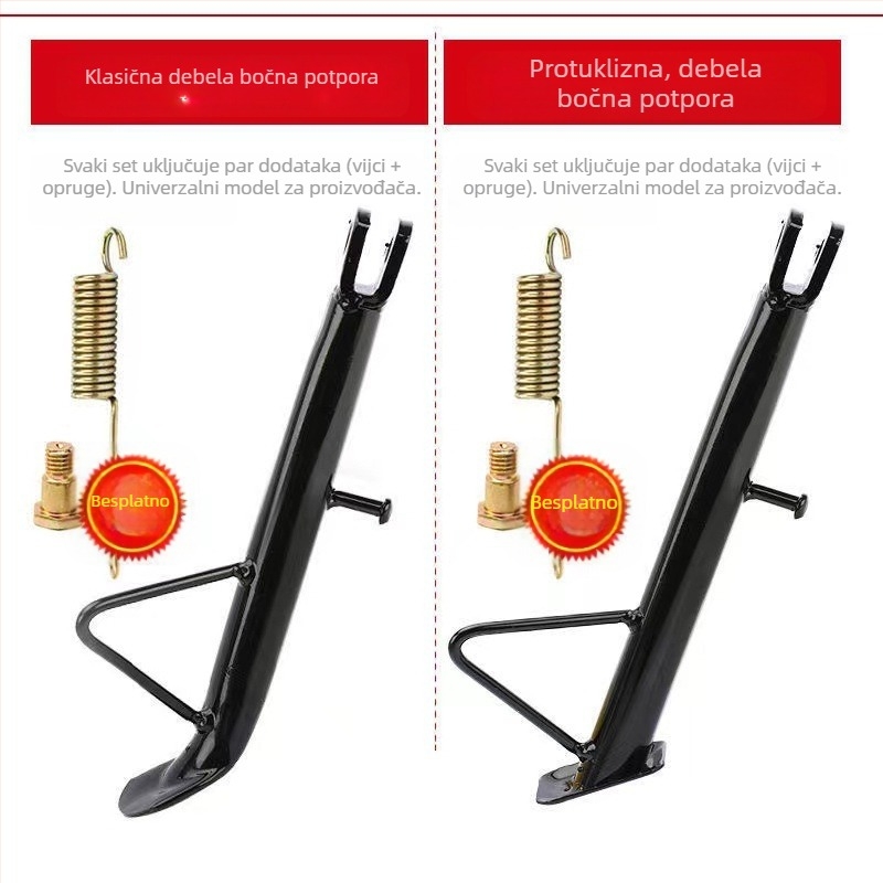 Bočna potpora stopala za električna vozila – jednostavna potpora za motocikl (Kategorija: Tutorial)