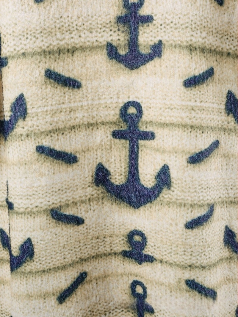 Ženski pulover od poliestera s jacquardom, slobodan kroj, V-izrez, japansko-korejski casual stil, jesen-zima 2024