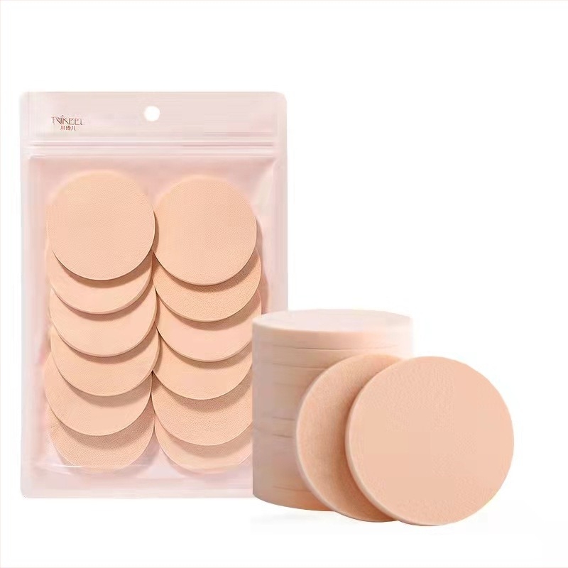 Wanfei latex makeup puff set, 12 komada, okrugli jastučići, 240 setova u kutiji