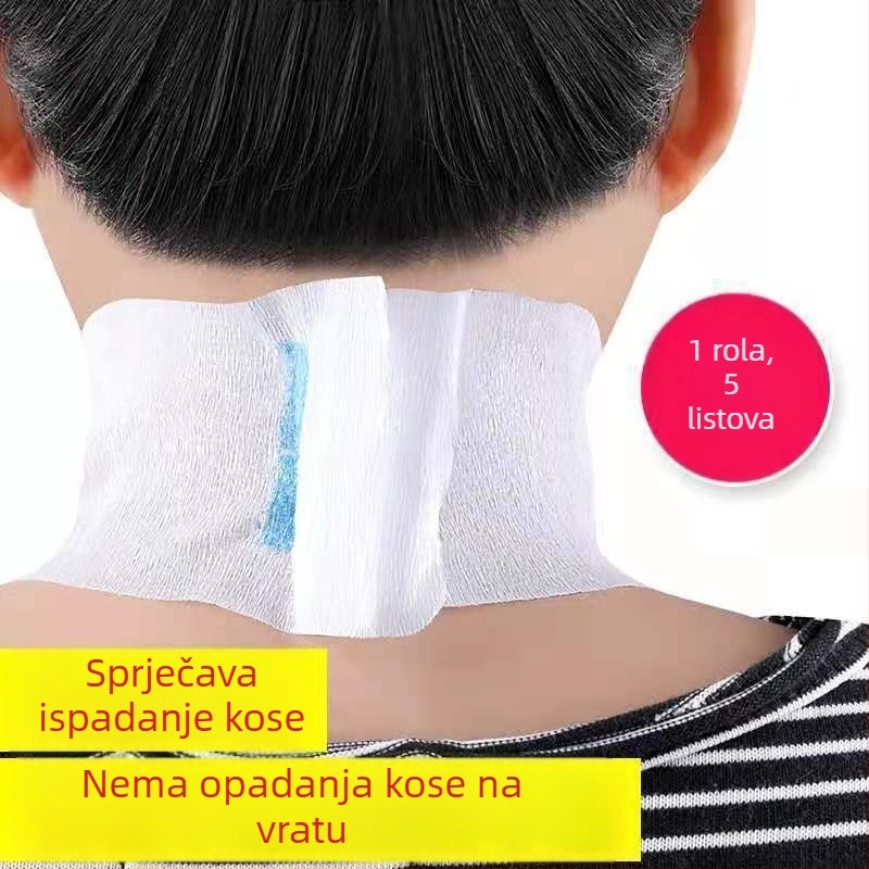 Jednokratna zaštitna papirna kragna za frizerski salon, marka Shengfa, porijeklo Guangzhou, namijenjeno isključivo za frizerske salone