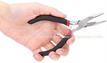 Set alata za produljenje kose (4 komada) – savitljive kliješte, drvena kukica za pletenje, silikonski prsten za produljenje kose, Model H66