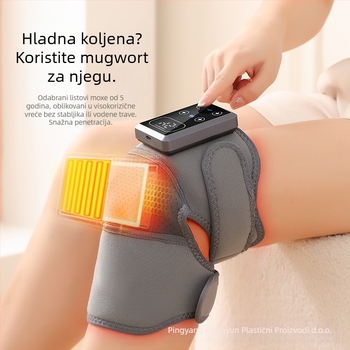 Grijane koljene i ramene jastučnice s inteligentnom regulacijom temperature, 5 razina grijanja, 3 razine masaže, 5V, 7W, 45-65°C