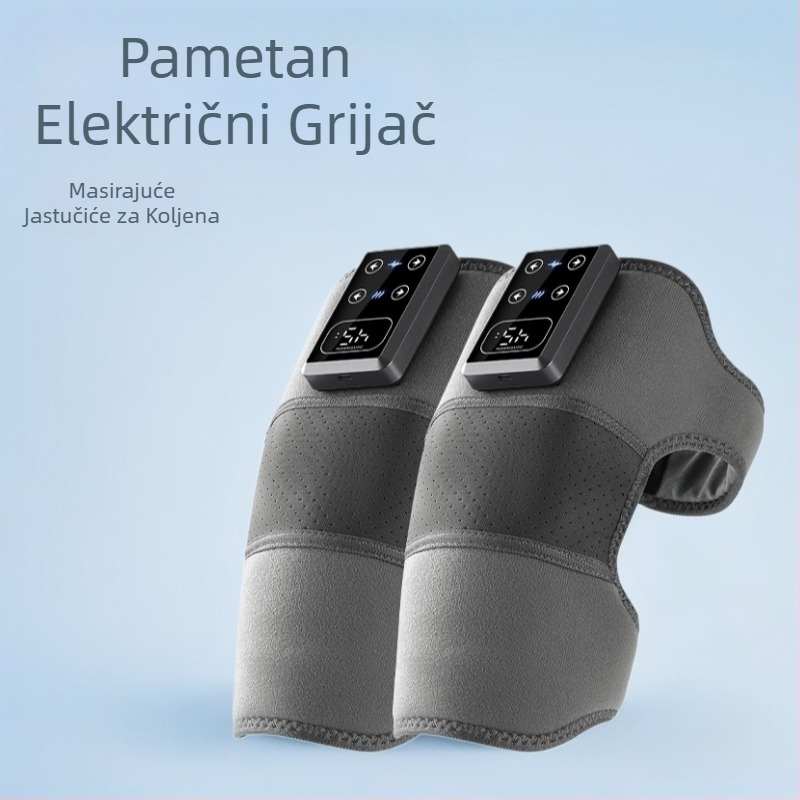 Grijane koljene i ramene jastučnice s inteligentnom regulacijom temperature, 5 razina grijanja, 3 razine masaže, 5V, 7W, 45-65°C