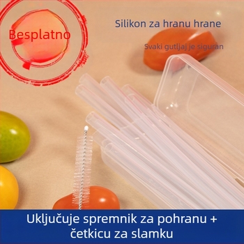 Slika Silikon za hranu — ravna cijev, biološki razgradivo