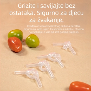 Slika Silikon za hranu — ravna cijev, biološki razgradivo