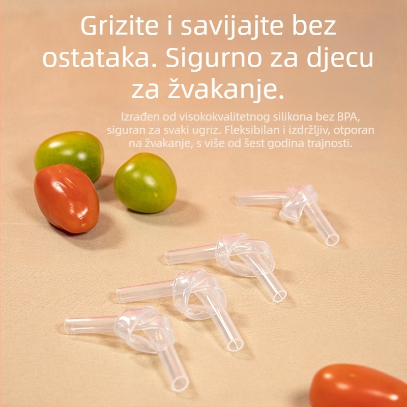 Slika Silikon za hranu — ravna cijev, biološki razgradivo