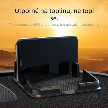 Držač za telefon u automobilu i nosač na ploču, silikonska protuklizna podloga, kreativni višefunkcijski, model 2160, branda 3R