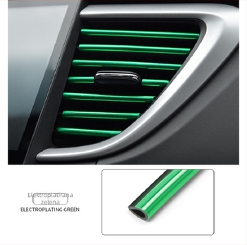 Dekorativna traka za otvor zraka - plastika, model Air Outlet Bright Strip, bez logotipa