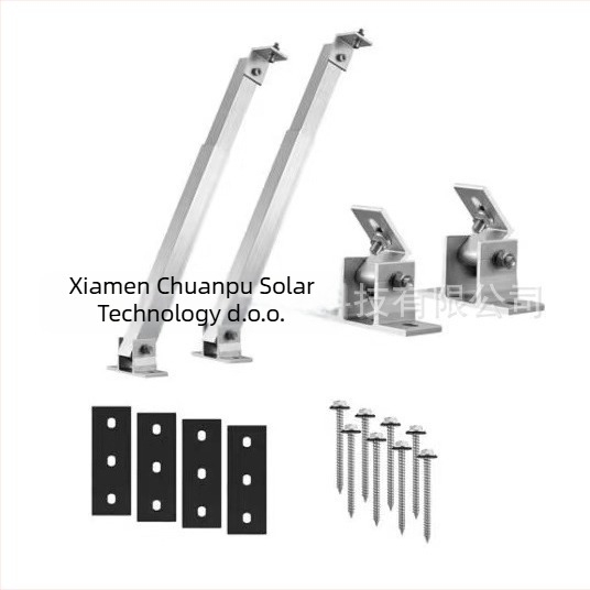 Chuanpu držač fotonaponskih panela od aluminijske legure s prilagodljivim prednjim i stražnjim nožicama