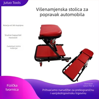 Prošireni višestruko funkcionalni sklopivi stol za popravak automobila