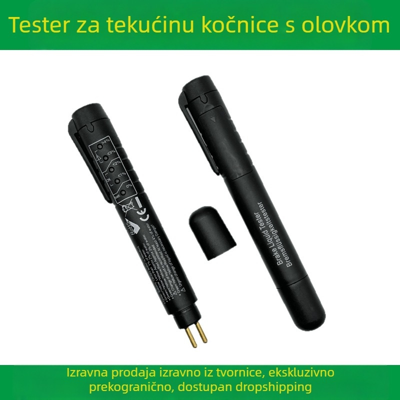Detektor tekućine kočnice – mjerni olovak, 9–15V, 0–60°C, model: automobilcki testni olovak za tekućinu kočnice