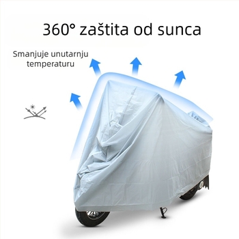 PEVA jednostruko zaštitni navlaka za električna vozila i bicikle — otporna na kišu i sunce, univerzalna kompatibilnost, prilagodljivo