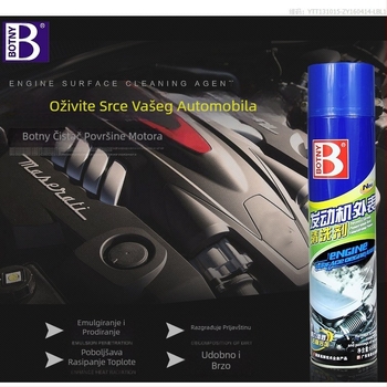 Bauci sredstvo za čišćenje vanjskog dijela motora, uklanja teške masne mrlje, rok trajanja tri godine, u skladu s međunarodnim standardima